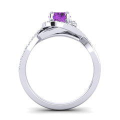 Amethyst and Diamond