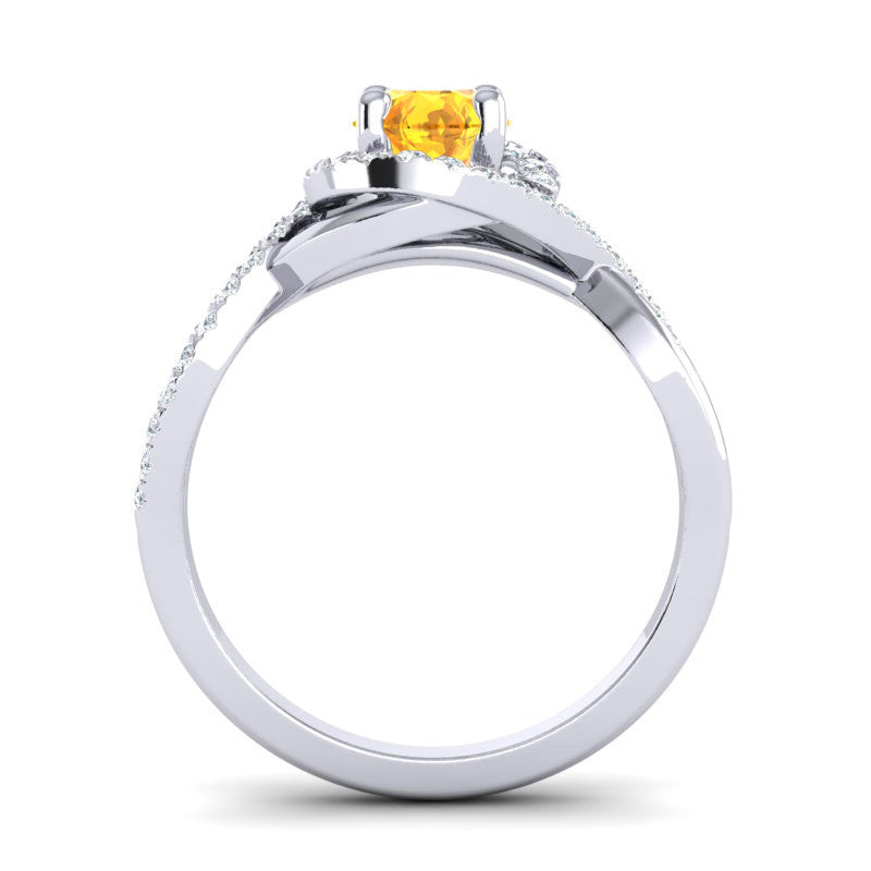 Citrine and Diamond