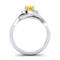 Citrine and Diamond