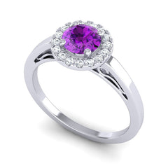 Amethyst and Diamond