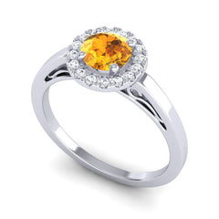 Citrine and Diamond