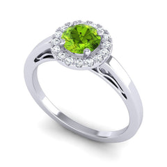 Peridot and Diamond