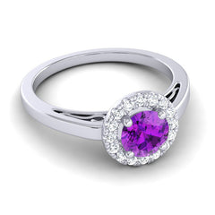 Amethyst and Diamond