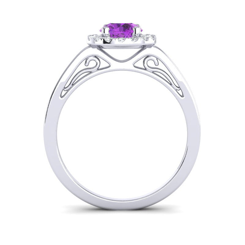 Amethyst and Diamond