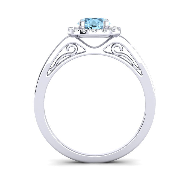Aquamarine and Diamond