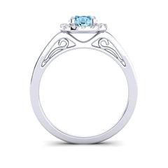 Aquamarine and Diamond