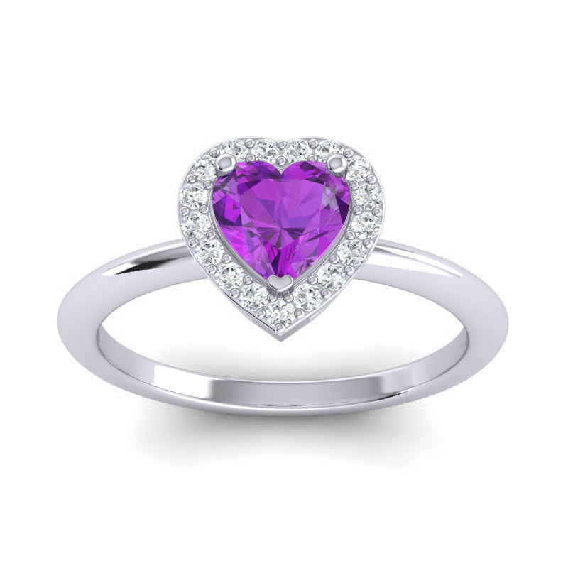 Amethyst and Diamond