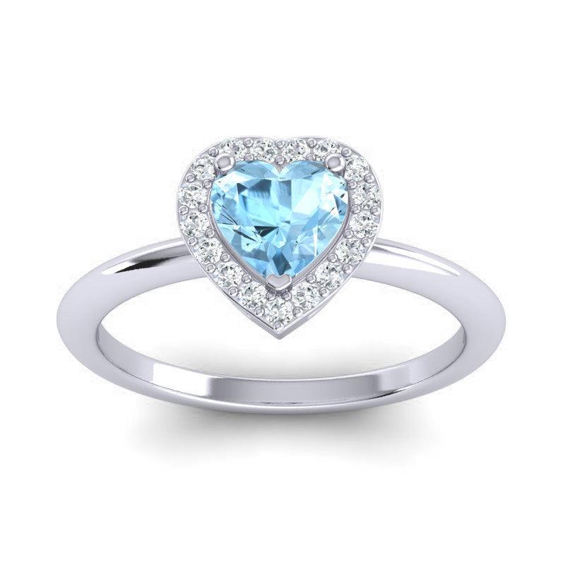 Aquamarine and Diamond