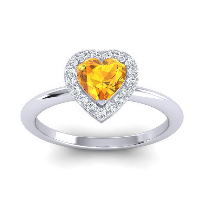 Citrine and Diamond