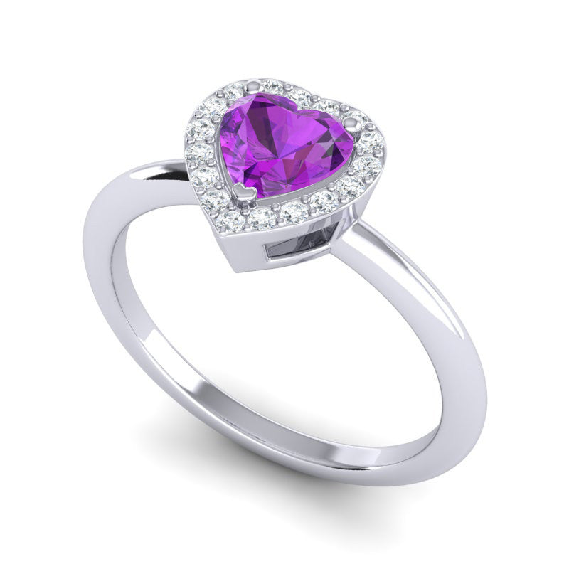 Amethyst and Diamond