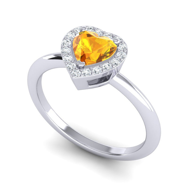 Citrine and Diamond