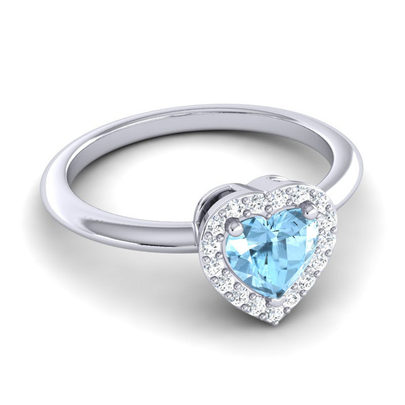 Aquamarine and Diamond