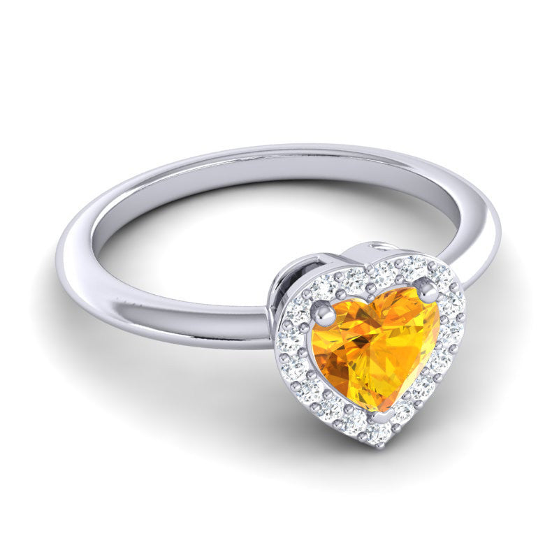 Citrine and Diamond