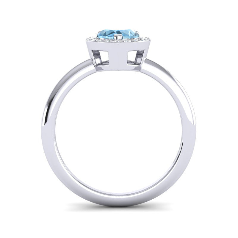 Aquamarine and Diamond