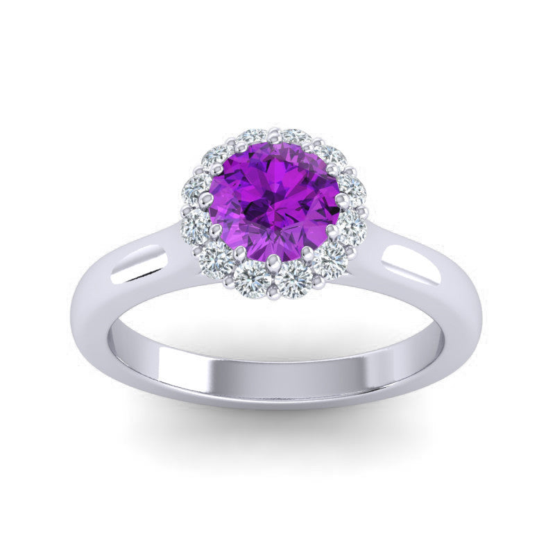 Amethyst and Diamond