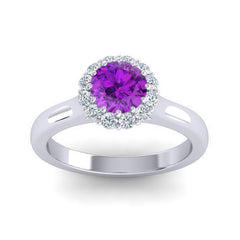 Amethyst and Diamond