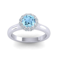 Aquamarine and Diamond