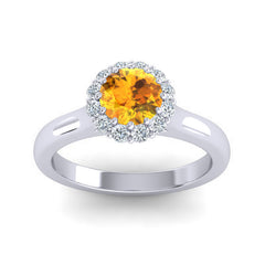 Citrine and Diamond