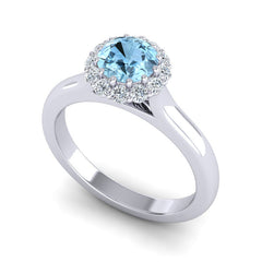 Aquamarine and Diamond