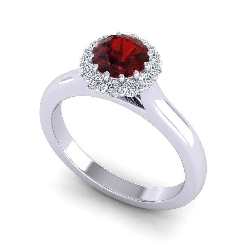 Garnet and Diamond