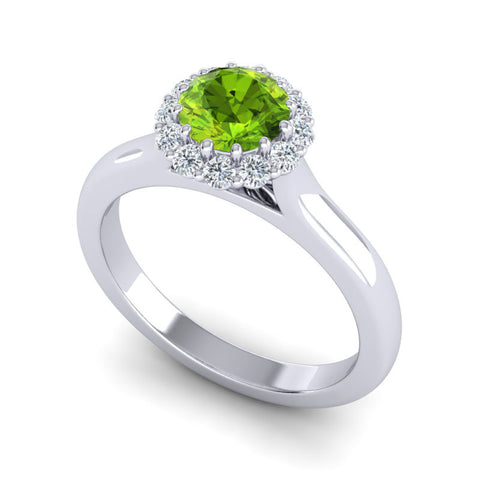 Peridot and Diamond