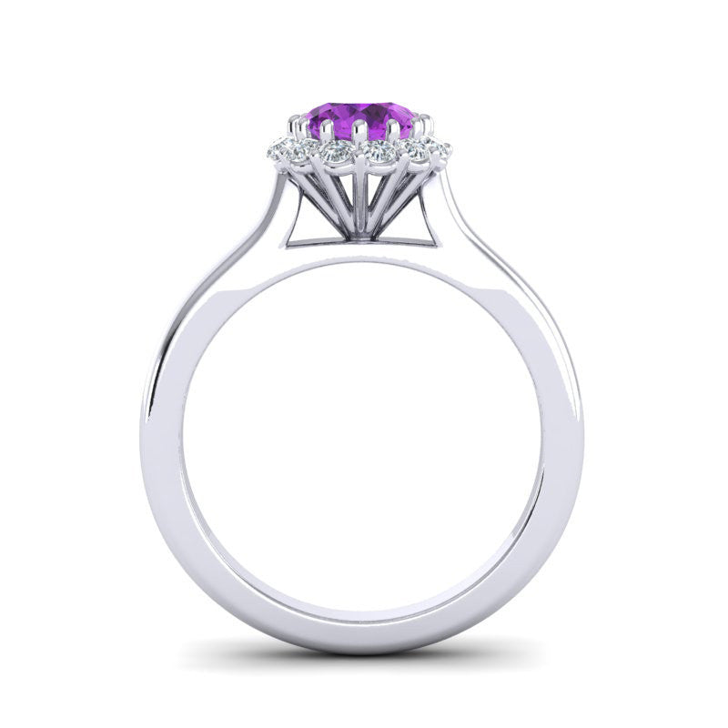 Amethyst and Diamond