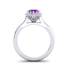 Amethyst and Diamond