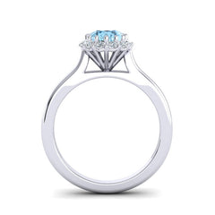 Aquamarine and Diamond