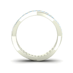 Swiss Blue Topaz Band