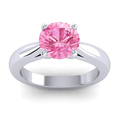 Pink Tourmaline and Diamond