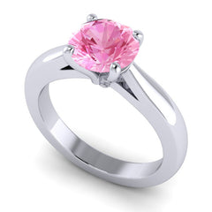 Pink Tourmaline and Diamond