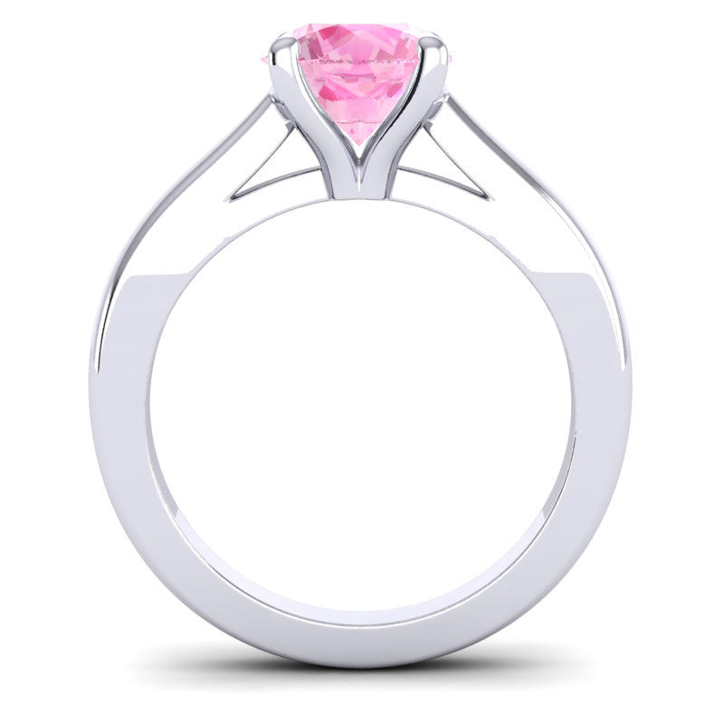 Pink Tourmaline and Diamond