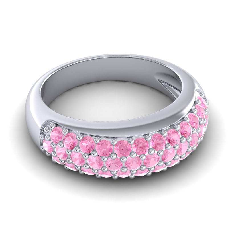 Pink Tourmaline Band
