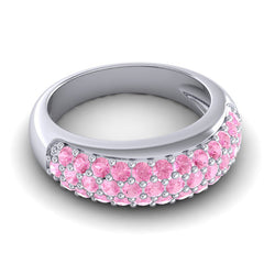 Pink Tourmaline Band