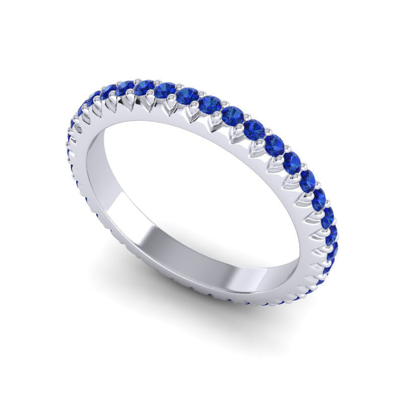 Blue Sapphire Band