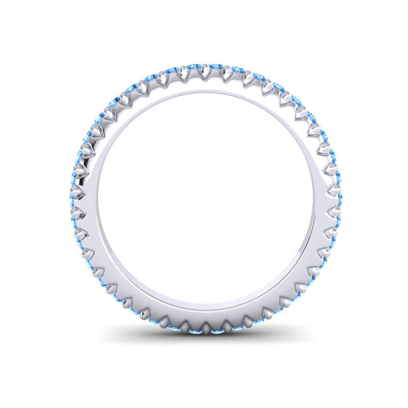 Swiss Blue Topaz Band