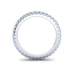Swiss Blue Topaz Band