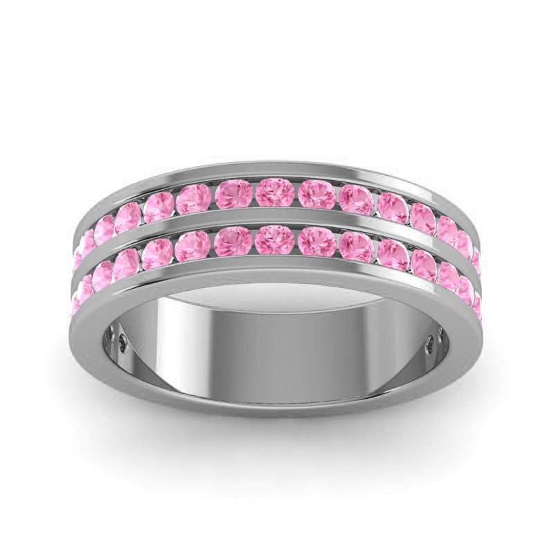 Pink Tourmaline Band