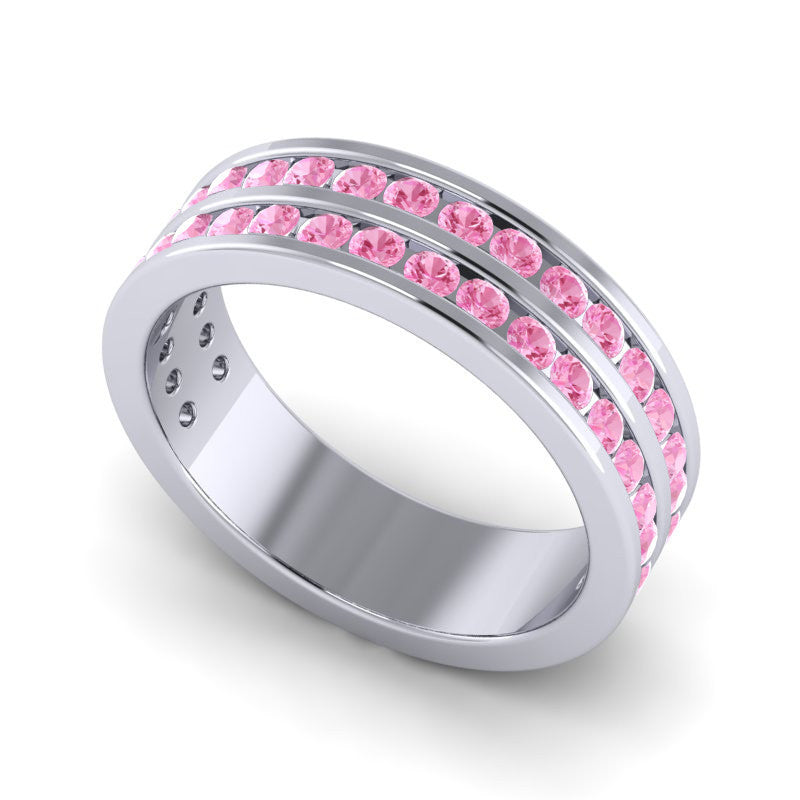 Pink Tourmaline Band