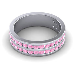 Pink Tourmaline Band