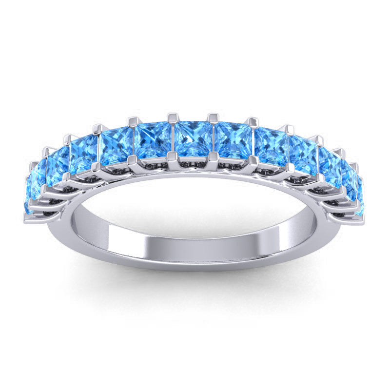 Swiss Blue Topaz Band