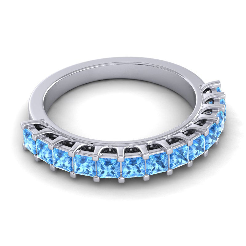 Swiss Blue Topaz Band