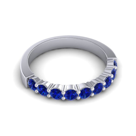 Blue Sapphire Band