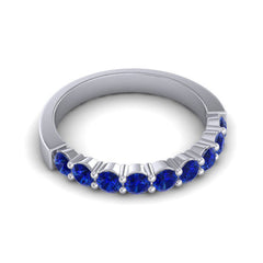 Blue Sapphire Band