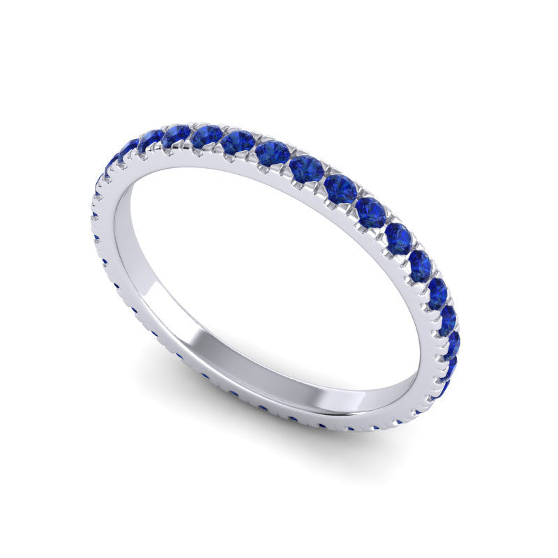 Blue Sapphire Band