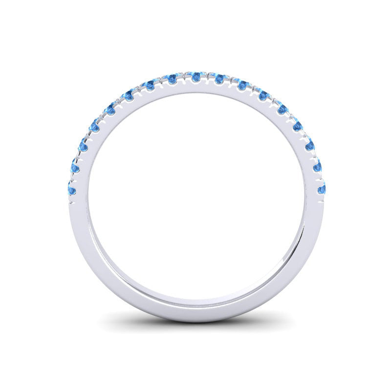 Swiss Blue Topaz Band