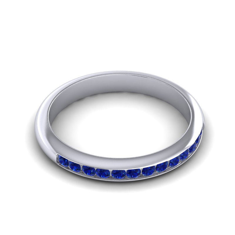 Sapphire Streamlined Band
