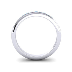 Swiss Blue Topaz Band