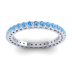 Swiss Blue Topaz Band