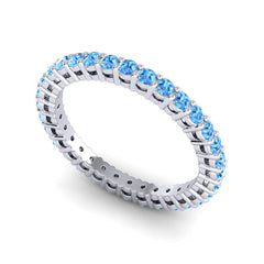 Swiss Blue Topaz Band